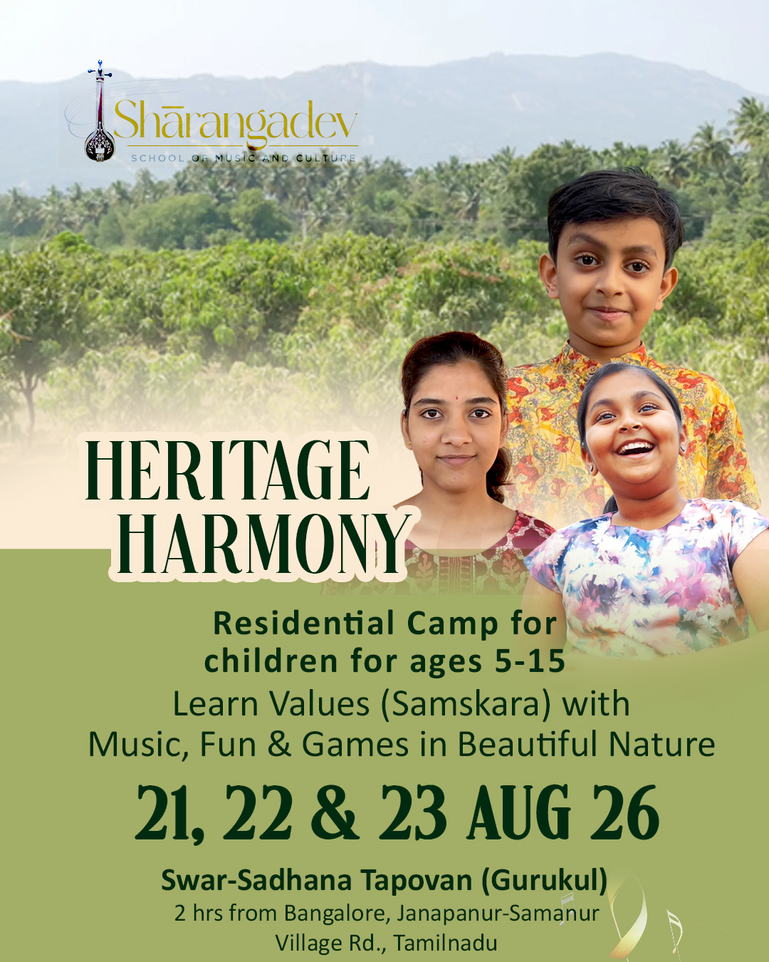 Heritage Harmony residential camp for children